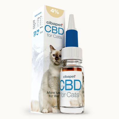 Olio di CBD al 4% Per Gatti