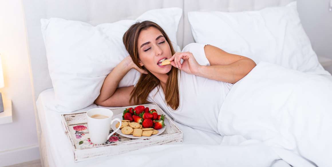 Eten voor het slapen gaan: voor- en nadelen